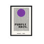 Purple Rain Giclée Retro Art Print, thumbnail 3 of 3