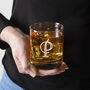 Personalised Engraved Initial Whiskey Glass Monogram Gift, thumbnail 3 of 6