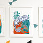 'We Are All Different' Positive Chameleon Nursery Print, thumbnail 2 of 4