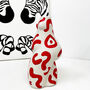 Red Leopard Booty Vase, thumbnail 2 of 4