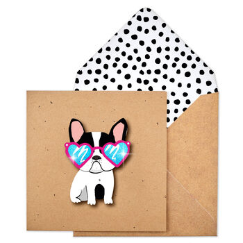 Handmade 3D Dog Cards Pack Of Five, 5 of 6