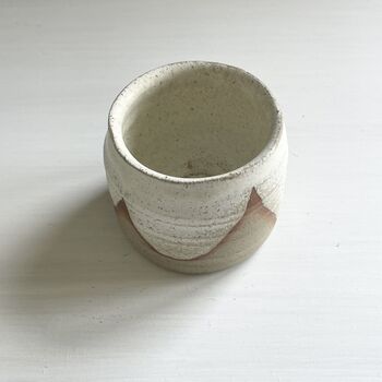 Espresso Cups In Natural Toasty Glaze Patterns, 4 of 12