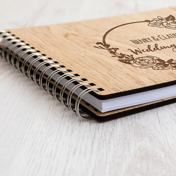 Personalised Wedding Planner Notebook, 5 of 6