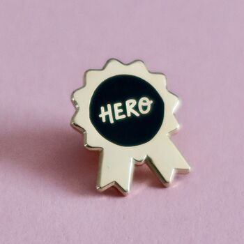 Hero Enamel Pin Badge | Father's Day Gift, 3 of 3