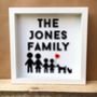 Personalised 3D Stick Family Portrait, thumbnail 1 of 4