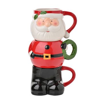 Set Of Three Santa Stacking Mugs, 4 of 4