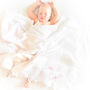 Personalised Large White Baby Shawl, thumbnail 1 of 6
