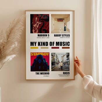 Four Album Cover Poster, Choose Your Own Albums, 10 of 12