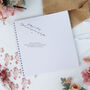 Personalised Sunflower Wedding Guest Book, thumbnail 5 of 6
