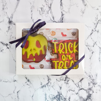 Halloween Iced Biscuit Gift, Pre Order, Poison Apple, 3 of 9