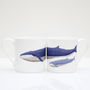 Blue Whale Bone China Mug, thumbnail 1 of 8