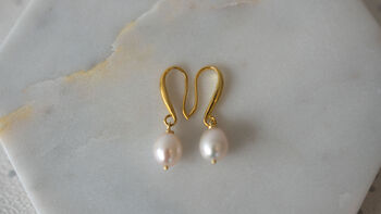 Pearl Drop Earrings, 2 of 12