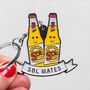 'Sol Mates' Beer Keyring For Partner, thumbnail 1 of 5