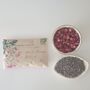 Handmade Lavender Sachet With French Postcard Rose Print Design, Thoughtful Birthday Gift For Friends, thumbnail 4 of 9