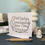 Personalised First Holy Communion Papercut Card, thumbnail 1 of 11