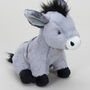 Donkey Snuggly Soft Plush Soft Toy, Gift Bag, thumbnail 1 of 8
