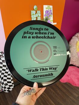 Personalised CD Style Lp Record Decor, 4 of 6