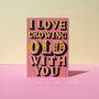 Growing Old With You Foiled Anniversary Card, thumbnail 3 of 4
