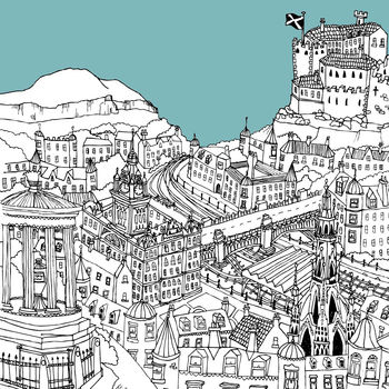 Personalised City Illustration Print, 5 of 12