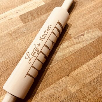 Personalised My Kitchen Rolling Pin, 7 of 8