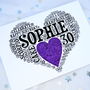 Personalised 30th Birthday Sparkle Card, thumbnail 2 of 8