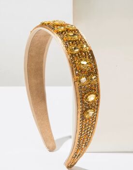 Gilded Sun Headband With A Pink Satin Drawstring Bag // Ages Six To Adult, 3 of 6