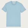 Two Pack Navy And Pale Blue Organic Plain T Shirts, thumbnail 7 of 7