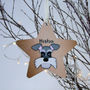 Dog Personalised Christmas Decoration Printed, thumbnail 1 of 9