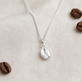 Coffee Bean Necklace, Gift For Coffee Lovers, 8 of 8