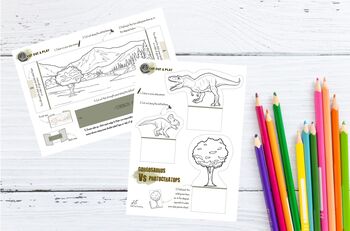 Dinosaur Colour In Activity Craft Set, 11 of 11