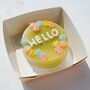 'Hello' Mini Thai Pandan Layered Cake, thumbnail 4 of 5