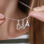 Personalised Couples Initial Necklace, thumbnail 3 of 7