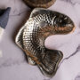 Solid Copper Fish Shaped Cake Mold And Wall Decor, thumbnail 3 of 8