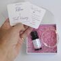 Anxiety Rose Quartz Crystal Diffuser Bracelet Essential Oil Gift Set, thumbnail 2 of 6
