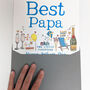 Personalised Big Best Dad Card, thumbnail 3 of 4