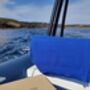 Royal Blue 100% Cashmere Travel Wrap Shawl Gift Boxed, thumbnail 7 of 9
