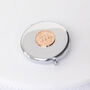 1964 60th Birthday Old Half Penny Compact Mirror, thumbnail 6 of 8