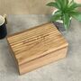 Personalised Oak Memory Box, thumbnail 2 of 12