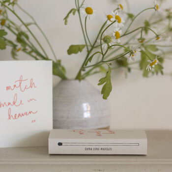 Red Match Made In Heaven Decorative Matchbox, 2 of 6