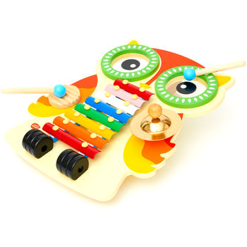 Wooden Owl Musical Instrument Set, 9 of 12