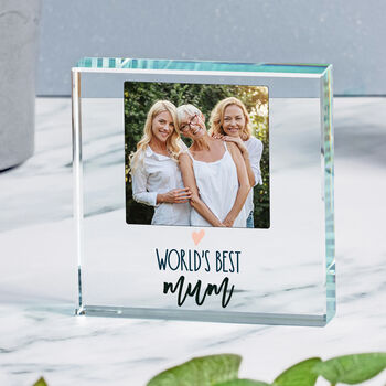 Personalised Worlds Best Mum Glass Token, 3 of 4