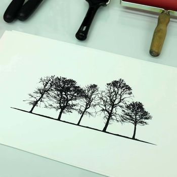 Trees Screen Print, 4 of 4