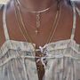 Vertical Custom Name Plate Pendant Charm, thumbnail 4 of 8