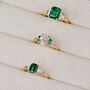 Zambian Emerald Engagement Ring, One Of A Kind, thumbnail 5 of 5