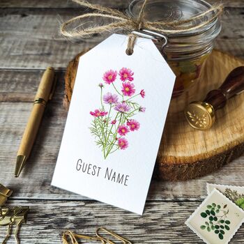 Flower Place Card Luggage Tags, 11 of 12