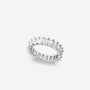 Sterling Silver Cubic Zirconia Ring For Women, thumbnail 5 of 5