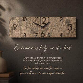 Bespoke Handcrafted Eight Colours Wall Clock, 5 of 10