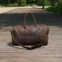 Genuine Leather Gym Bag With Shoes Strorage, thumbnail 6 of 12