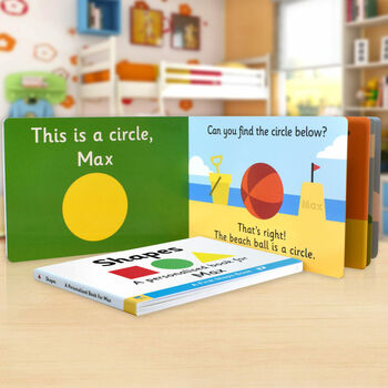 First Steps Shapes Personalised Board Book, 6 of 7