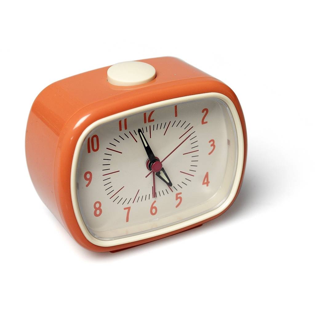 retro bakelite style alarm clock by berylune | notonthehighstreet.com